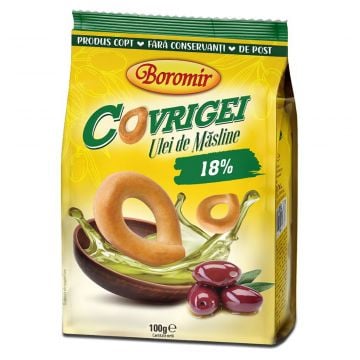 BOROMIR PRETZELS (Covrigei) with Olive Oil 18% 100g