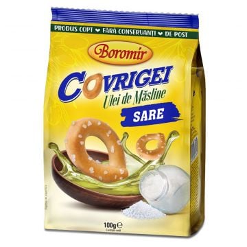 BOROMIR PRETZELS (Covrigei) with Olive Oil and Salt 100g