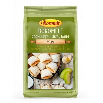  BOROMIR Shortbread Cookies with Yogurt and Apple Jam 250g