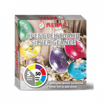 Easter Egg Dye Coloring Kit Pearl (5 Colors + Silver)