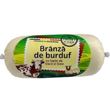 Branza de Burduf Pachet Acasa Kneaded Cheese fromCow & Sheep Milk 350g(12.34 Oz)