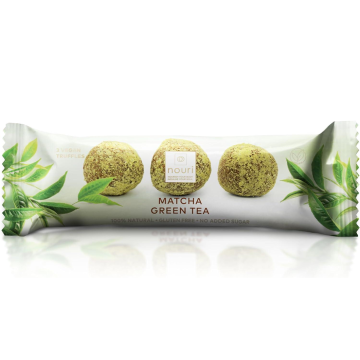 NOURI Vegan Balls with Matcha Green Tea 3pk 30g