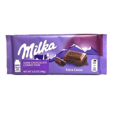 Milka Dark Chocolate Zartherb (extra cocoa) 100g