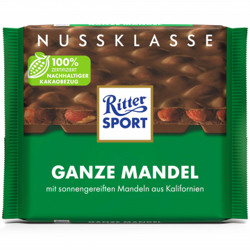 Ritter Sport Ganze Mandel (whole almonds) 100g