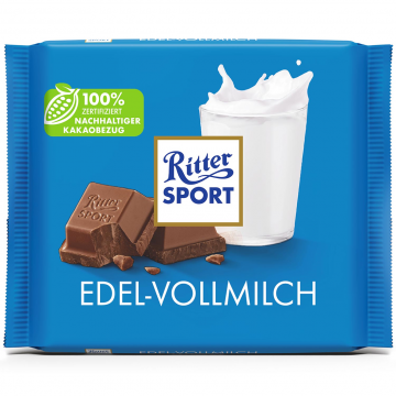 Ritter Sport Fine Milk Chocolate 100g