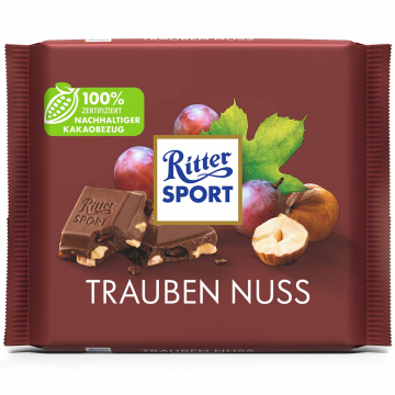 Ritter Sport Trauben Nuss (raisin & nuts) 100g