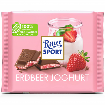 Ritter Sport Strawberry Yogurt 100g