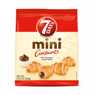 7 Days Mini Croissants with Chocolate Cream Filling 185g