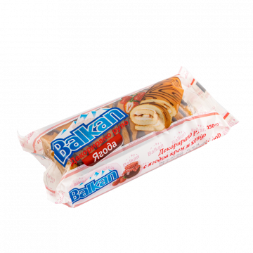 Cake Roll BALKAN with Strawberry 150g