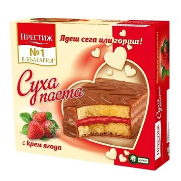 Cake Bars Prestige Strawberry Cream 300g (10X30g)