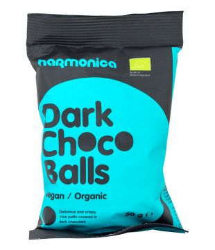 Organic Dark Choco Rice Puffs Harmonica 50g