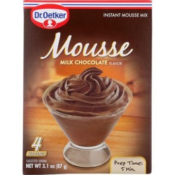 DR. Oetker Milk Chocolate Mousse 3.1oz(87g) 