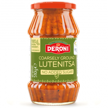 DERONI Coarsely Ground Lutenitsa  No Added Sugar 510g