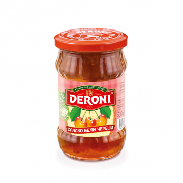 DERONI White Cherry Preserve 300g