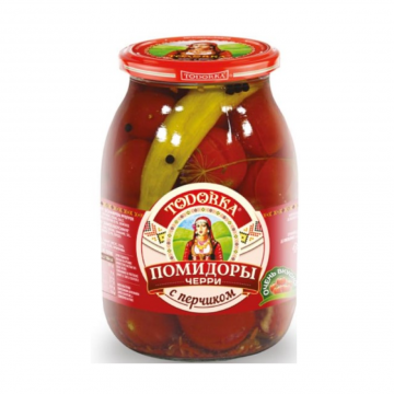 Pickled Hot Cherry Tomatoes Todorka 1kg