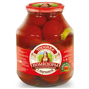 Appetizing Pickled Tomatoes Todorka 1670g