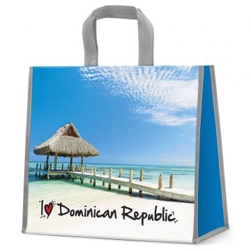 I Love Dominican Republic Reusable Shopping Bag