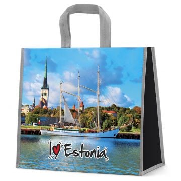 I Love Estonia Reusable Shopping Bag