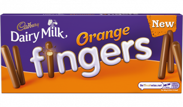 CADBURY ORANGE CHOCOLATE FINGERS 114g