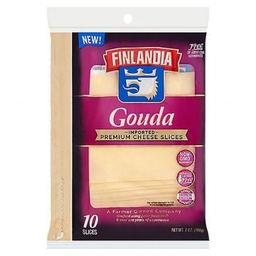 FINLANDIA Cheese Gouda Sliced 198g