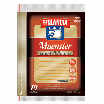 FINLANDIA Cheese Muenster Sliced 198g