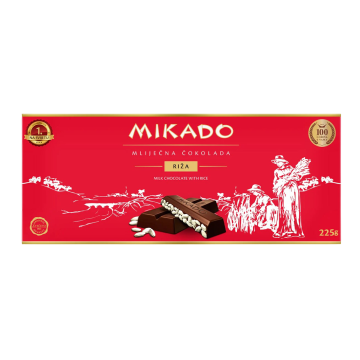 Milk Chocolate with Rice Mikado 225g