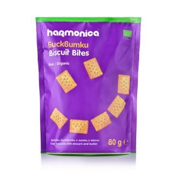 Organic Biscuit Bites Harmonica 80g