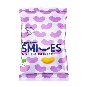 Harmonica Smiles - Organic Chickpeas Snack with Coconut Butter 50g