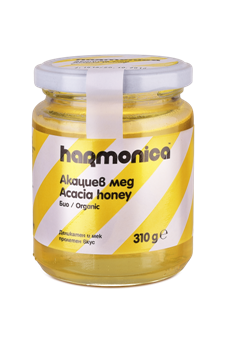Organic Acacia Honey Harmonica 310g