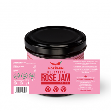 HOT FARM Spicy Rose Jam 100g