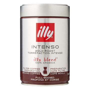 ILLY Ground Intenso Espresso Coffee - Bold Roast 250g