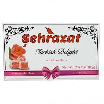 SEHRAZAT Turkish Delight with Rose flavor 500g