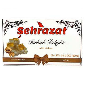 SEHRAZAT Turkish Delight with Walnut 400g