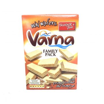 VARNA Family Pack Wafers with Peanut Creme and Orange 280g
