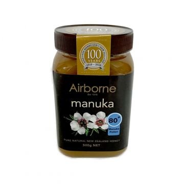 AIRBORNE Creamed Manuka Honey 80+ 500g