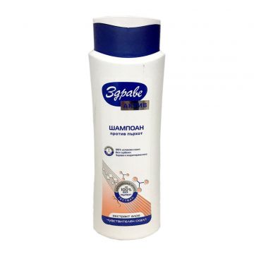 Shampoo Zdrave Active Anti-Dandruff Sensitive Scalp With Aloe Vera 200ml