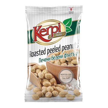 KERPI Roasted Peeled Peanuts with salt 100g