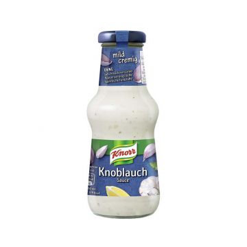 KNORR Knoblauch (garlic) Sauce Glass Bottle 250ml