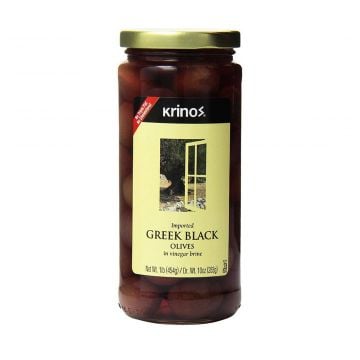 Krinos Greek Black Olives 1lb