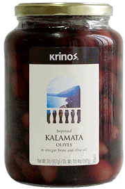 Krinos Kalamata Olives BIG Jar 907g (dry weight 624g)