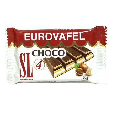 Chocolate Wafer Takovo Eurovafel CHOCO 4 45g