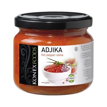 KONEX FOODS Pepper & Garlic Salsa with Adjika 350g