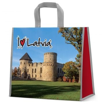 I Love Latvia Reusable Shopping Bag