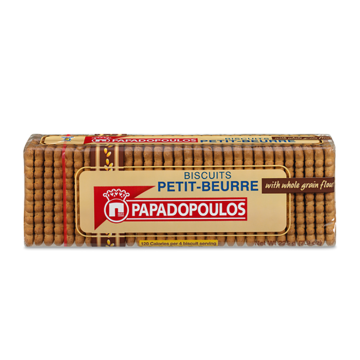 Papadopoulus Petit Beurre Whole Grain Biscuits 225g