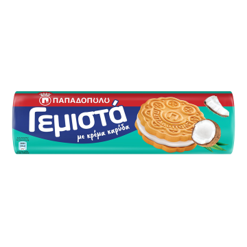 PAPADOPOULOS Biscotello Coconut Cream Sandwich Biscuits 200g