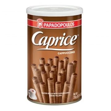 Caprice Wafer Rolls Cappuccino 250g