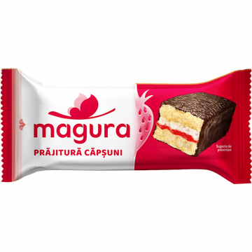 MAGURA Mini Cake w/ Strawberry Filling 35g