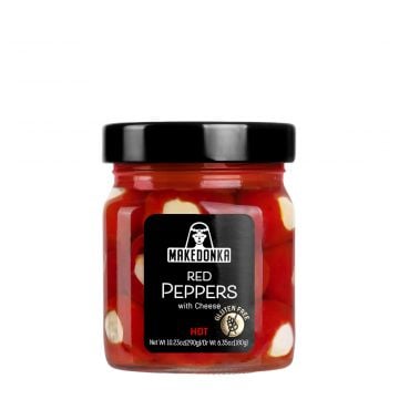 MAKEDONKA Red HOT Peppers with Cheese SMALL 290g