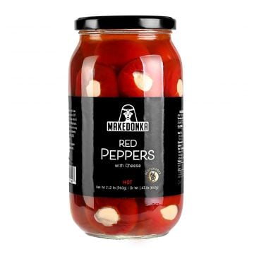 MAKEDONKA Red HOT Peppers with Cheese BIG 960g