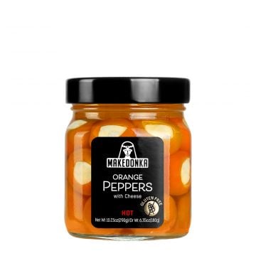 MAKEDONKA Orange HOT Peppers with Cheese SMALL 290g